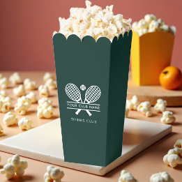 Add Sports Club Name Lawn Tennis Team Player Green Favor Boxes