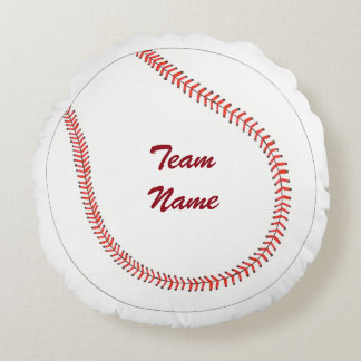 Add Team Name Custom Baseball Pillows