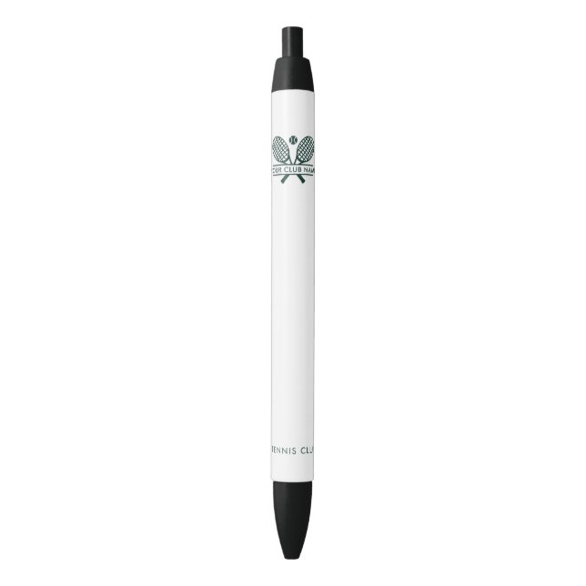 Add Tennis Club Name Team Coach Any Color Pen (Front Vertical)