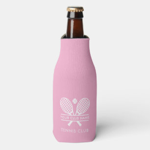 Add Tennis Club Name Team Color Custom Bottle Cooler