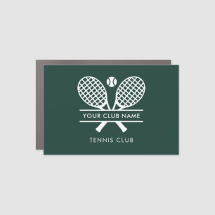 Add Tennis Club Name Team Players Custom Car Magnet