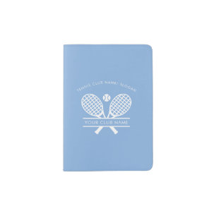 Add Tennis Club Name Team Players Modern Passport Holder
