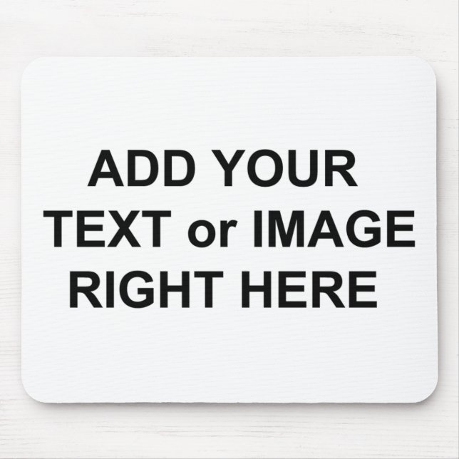 Add Text and Images To Personalize Gifts Mouse Pad (Front)