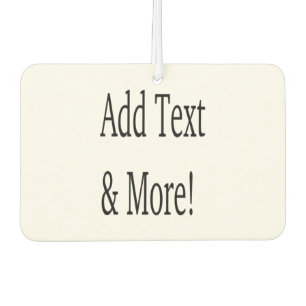 Add Text & More! Customize Your Own Personalized Air Freshener