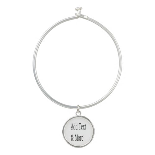 Add Text  More Customize Your Own Personalized Bangle Bracelet
