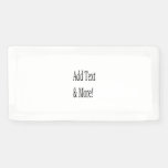 Add Text &amp; More! Customize Your Own Personalized Banner