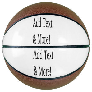 Add Text & More! Customize Your Own Personalized Basketball