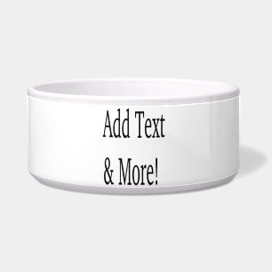 Add Text & More! Customize Your Own Personalized Bowl