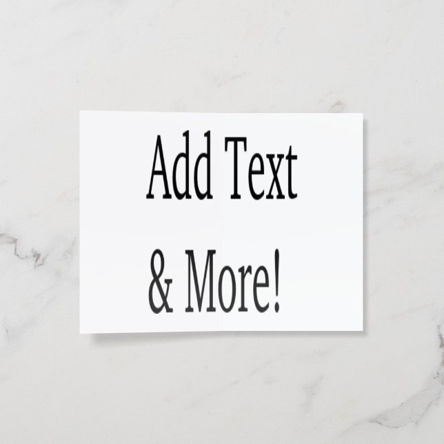 Add Text & More! Customize Your Own Personalized Brochure (Inside)