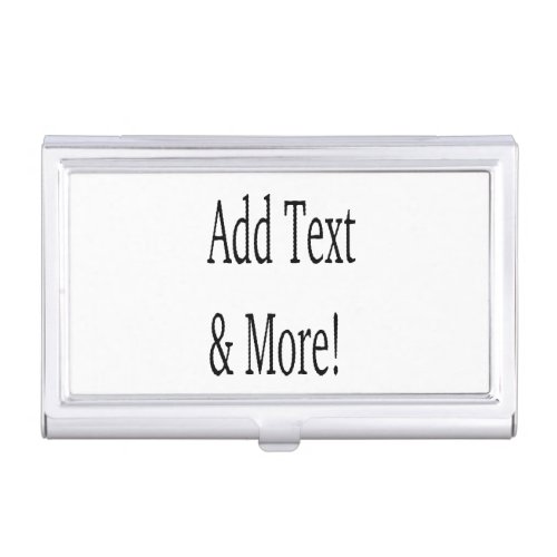 Add Text  More Customize Your Own Personalized Business Card Case