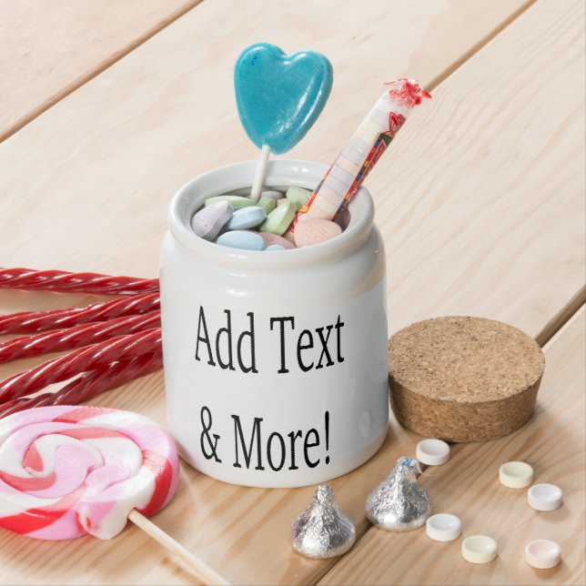 Add Text & More! Customize Your Own Personalized Candy Jar (In Situ)