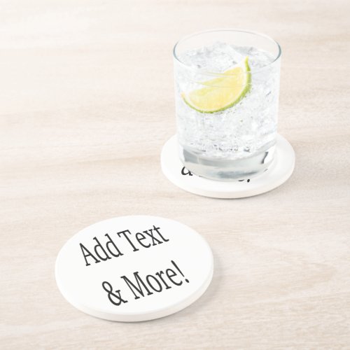 Add Text  More Customize Your Own Personalized Coaster
