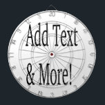 Add Text & More! Customize Your Own Personalized Dart Board<br><div class="desc">Customize with your own personalized designs,  quotes,  texts and more. Also choose from premade designs,  from many different categories as well.</div>
