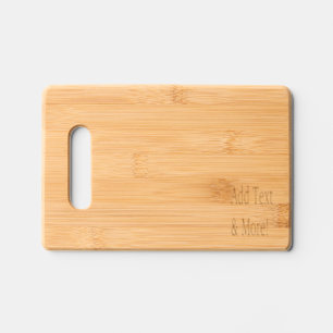 Add Text & More! Customize Your Own Personalized Engraved Cutting Board