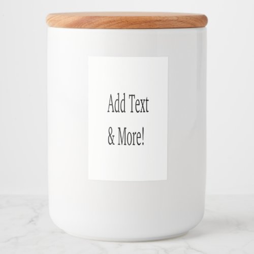 Add Text  More Customize Your Own Personalized Food Label