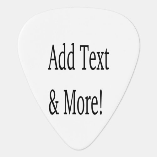 Add Text  More Customize Your Own Personalized Guitar Pick