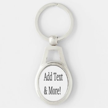 Add Text & More! Customize Your Own Personalized Keychain by Justinsestore at Zazzle