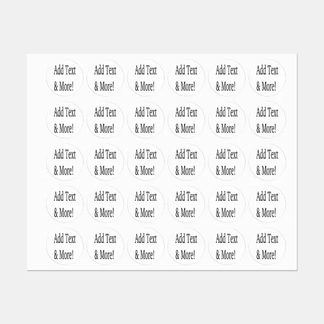 Add Text & More! Customize Your Own Personalized Labels | Zazzle