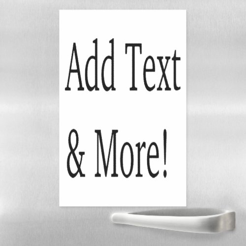 Add Text  More Customize Your Own Personalized Magnetic Dry Erase Sheet