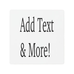 Add Text & More! Customize Your Own Personalized Metal Print