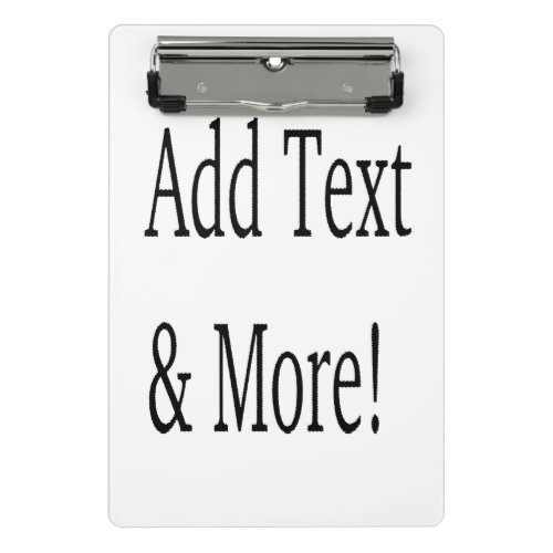 Add Text  More Customize Your Own Personalized Mini Clipboard