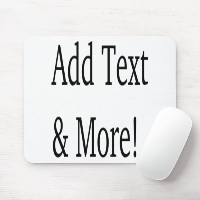 Add Text & More! Customize Your Own Personalized Mouse Pad (With Mouse)