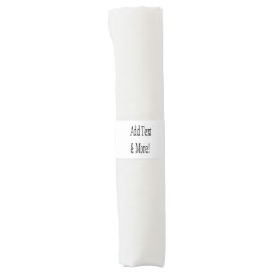 Add Text & More! Customize Your Own Personalized Napkin Bands