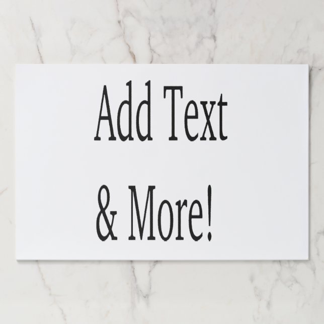 Add Text & More! Customize Your Own Personalized Paper Pad (Front)