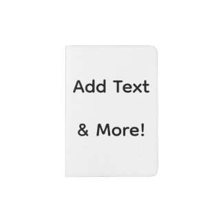 Add Text & More! Customize Your Own Personalized Passport Holder