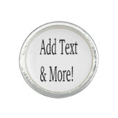 Add Text & More! Customize Your Own Personalized Ring (Front)