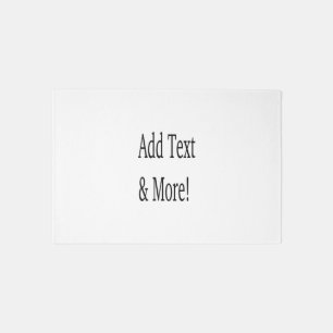 Add Text & More! Customize Your Own Personalized Rug