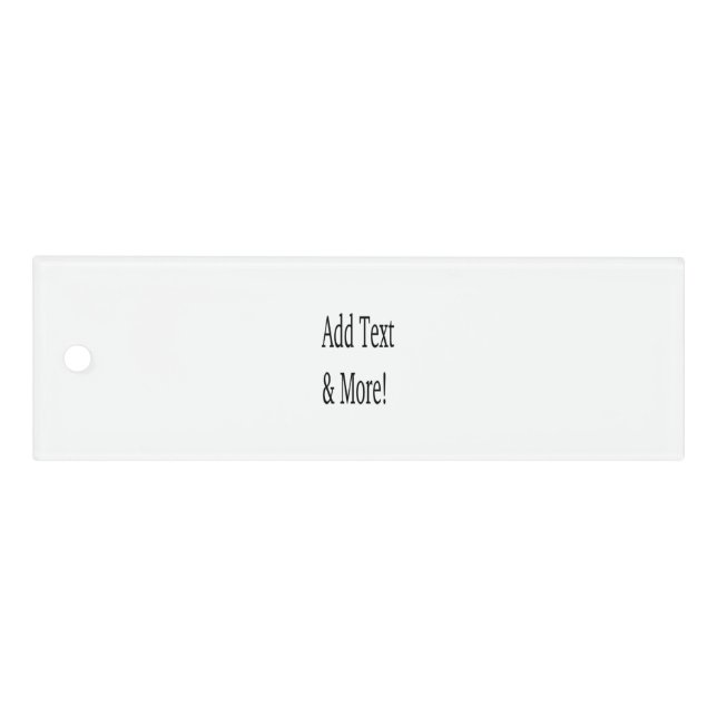 Add Text & More! Customize Your Own Personalized Ruler (Front)