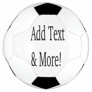 Add Text & More! Customize Your Own Personalized Soccer Ball