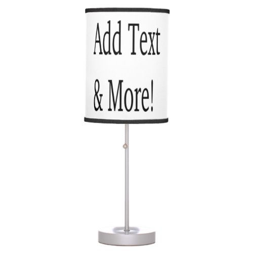 Add Text  More Customize Your Own Personalized Table Lamp