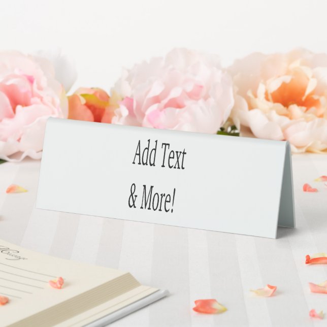 Add Text & More! Customize Your Own Personalized Table Tent (In SItu (Wedding))