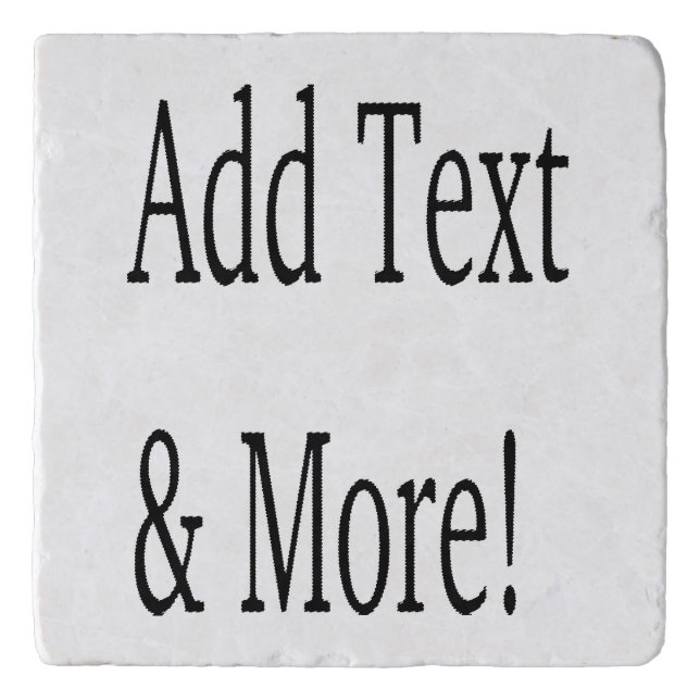 Add Text & More! Customize Your Own Personalized Trivet (Front)