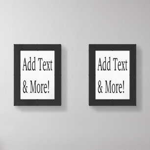 Add Text & More! Customize Your Own Personalized Wall Art Sets