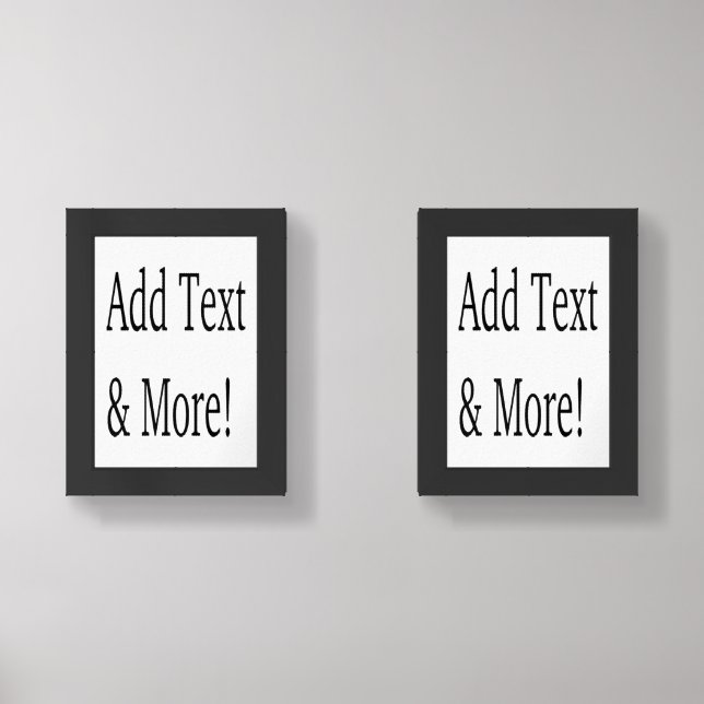 Add Text & More! Customize Your Own Personalized Wall Art Sets (Front)