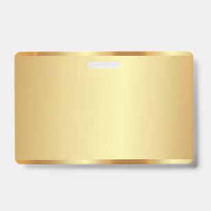Add Text Name Logo Name Blank Gold Background Badge
