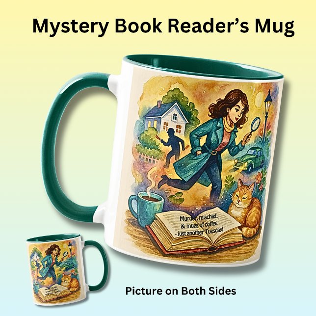 Add Text Name, Murder Mischief Coffee Mug (Creator Uploaded)