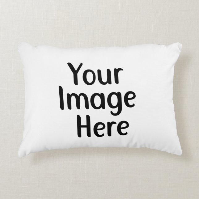 Add Text or Images: Personalized Accent Pillow (Front)