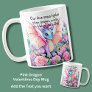 Add Text, Our Love Soars Higher - Dragon Wings Coffee Mug