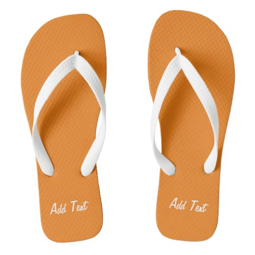 Add Text Printed Style Wide Straps_Slippers_Sandal Flip Flops