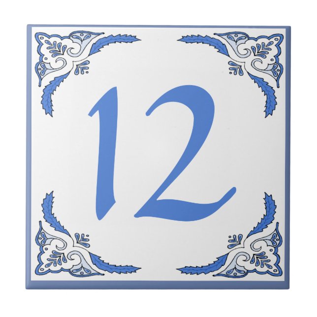 Add text Tile, Dutch Look, Personalize Tile (Front)