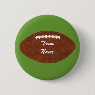 Add Text to Football, pin on buttons
