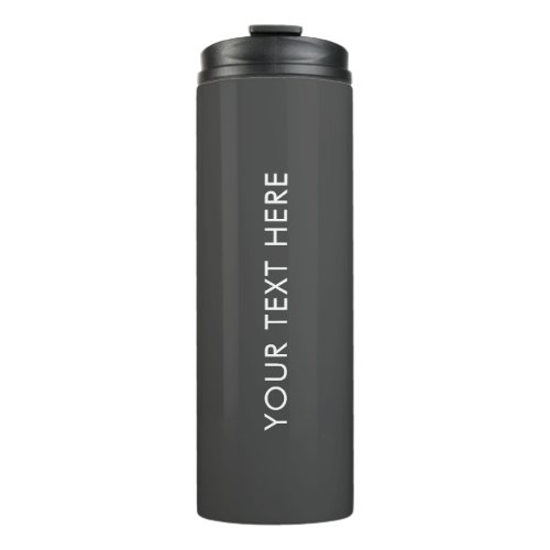 Add Text Upload Photo Or Logo Modern Template Thermal Tumbler