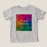 Add Text Upload Photo to Toddler Athletic Grey