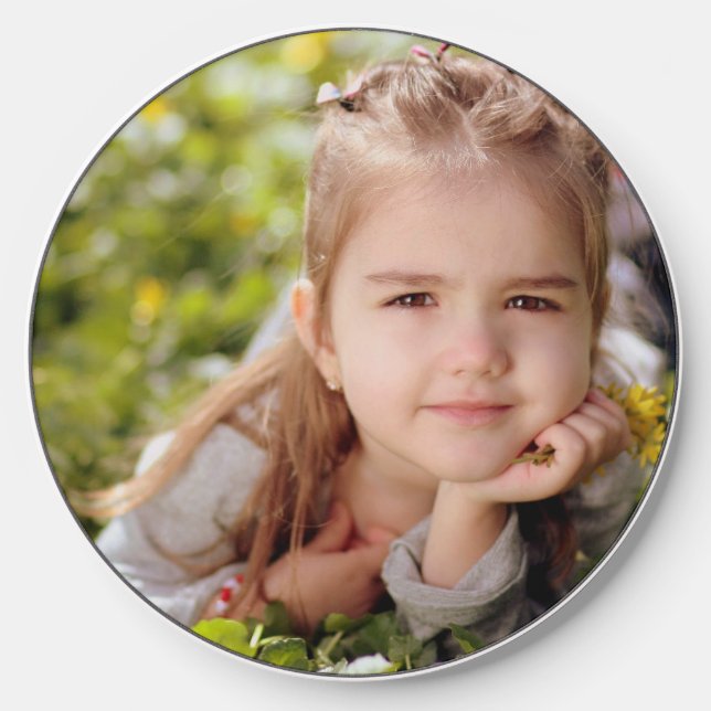 Add unique photo to your own  wireless charger  (Front)