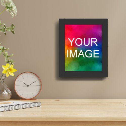 Add Upload Photo HQ Black Acrylic Custom Modern Framed Art