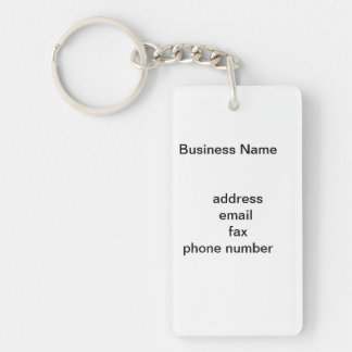 Add UR 3D transparent Business name,.. Keychain